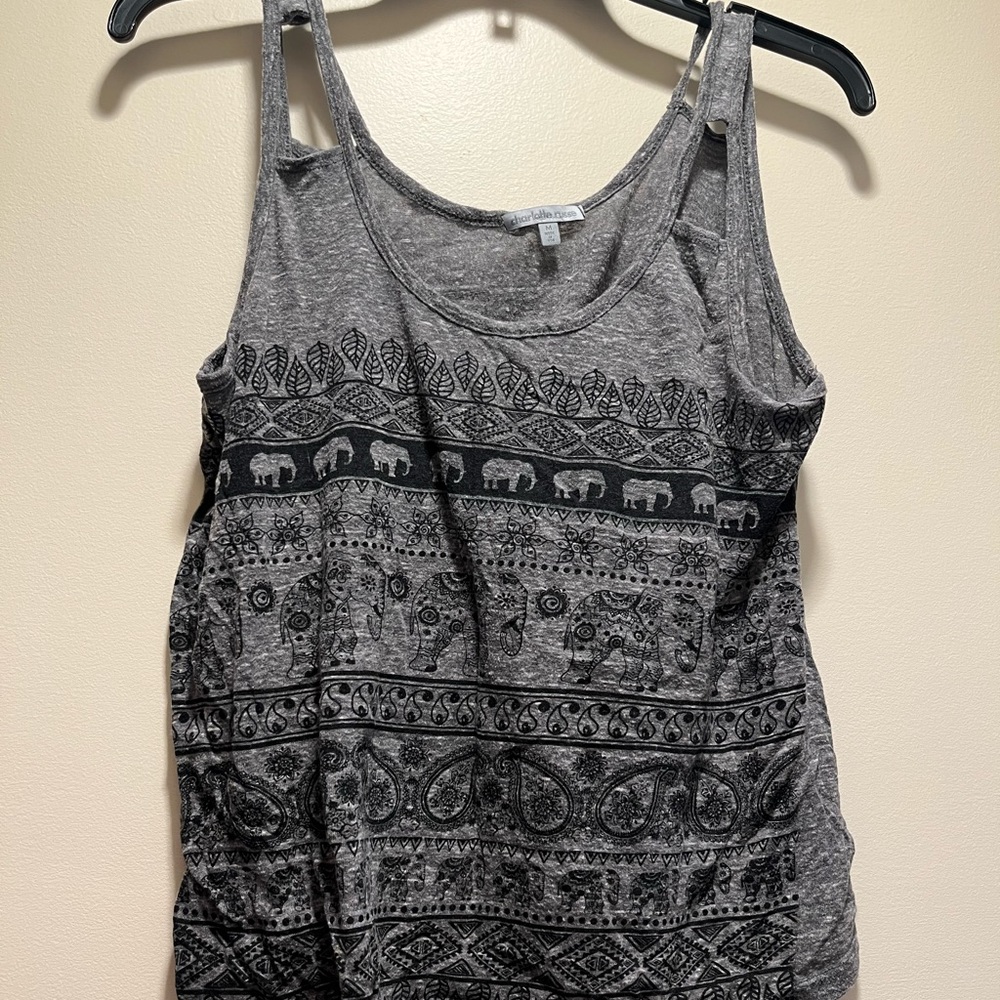 Medium grey elephant tank